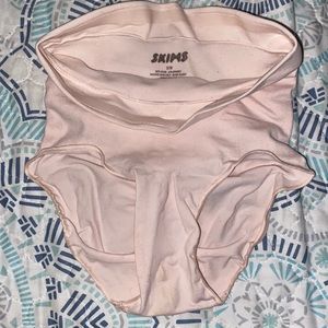 SKIMS by Kim Kardashian limited edition light pink core control brief